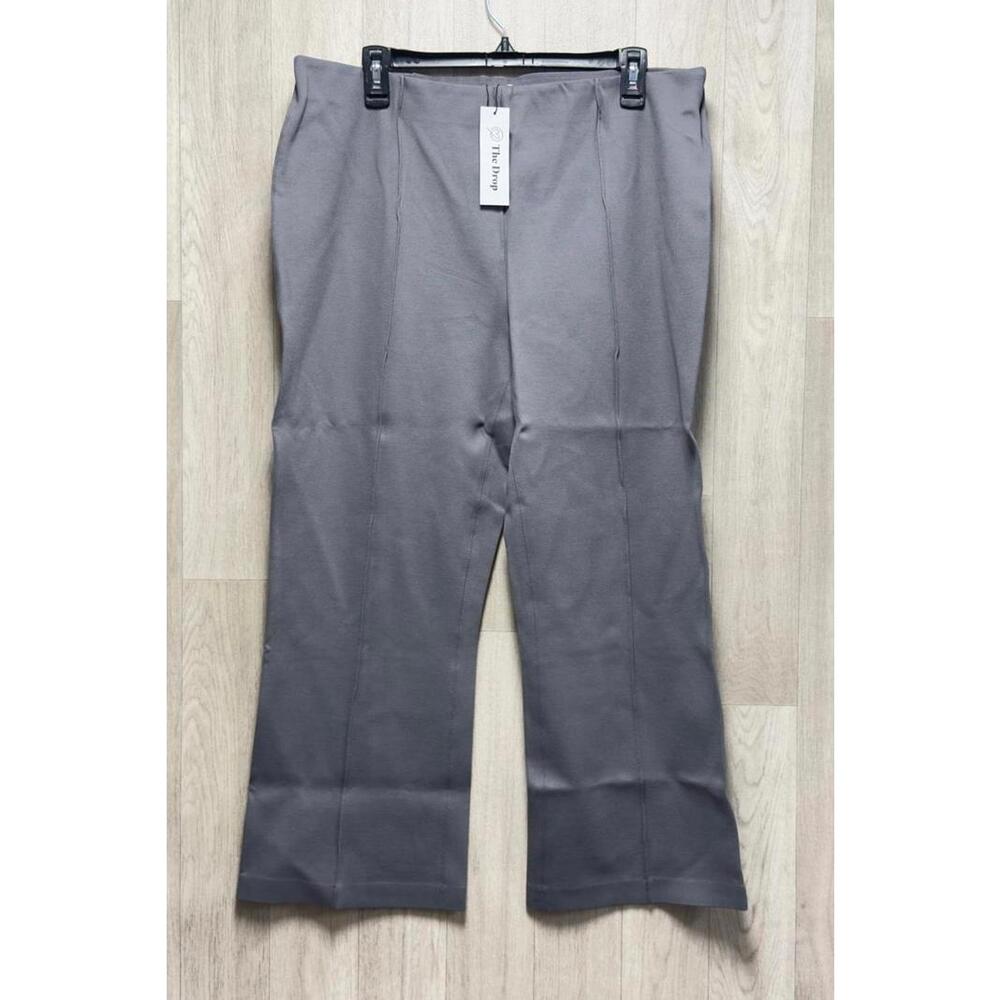 The Drop Tornado Gray Kristy Pull On Pants Women Size XXL